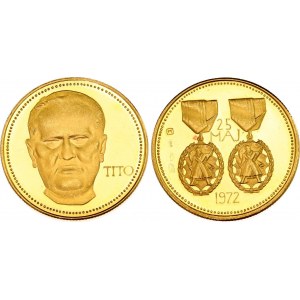 Yugoslavia Gold Medal Tito 1972 R