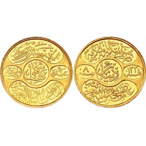 Saudi Arabia 1 Dinar 1923 AH 1334//8