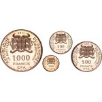 Dahomey Set of 4 Coins 1971 10th Anniversary of Independence