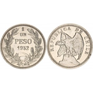 Chile 1 Peso 1932 So