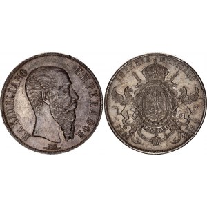 Mexico 1 Peso 1866 Mo