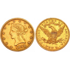 United States 10 Dollars 1898