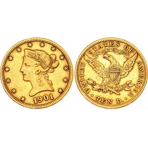 United States 10 Dollars 1901
