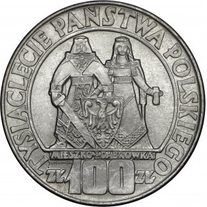 100 zł 1966, Mieszko i Dąbrówka, Ag 900