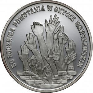 300 000 zł 1993, 50 Rocznica Powstania w Getcie Warszawskim, Ag 999