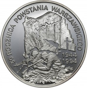 300 000 zł 1994, 50 Rocznica Powstania Warszawskiego, Ag 999