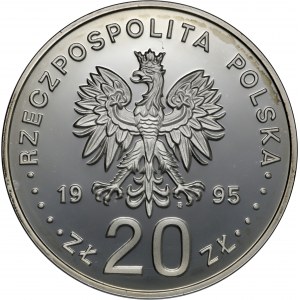 20 zł 1995, 500 lat województwa Płockiego, Ag 925