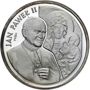 200 000 zł 1991, Jan Paweł II, próba, srebro Ag999, L