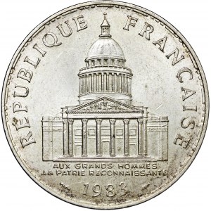 Francja, 100 franków 1983, srebro Ag900
