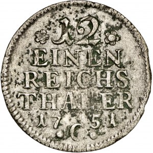 Niemcy, Fryderyk Wilhelm, 1/12 talara 1751
