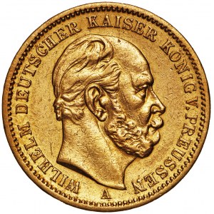 Niemcy, 20 marek 1871, Wilhelm, A, złoto Au 900