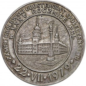 medal Zamek Królewski w Warszawie, srebro Ag 800