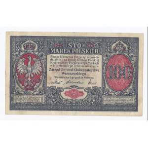 banknot 100 marek 1916, Generalne Gubernatostwo Warszawskie