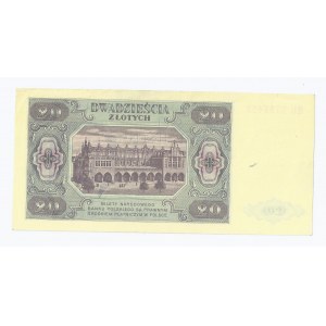 banknot 20 zł 1948, Polska