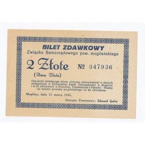 bon Mogilno, 2 złote, 15.03.1945