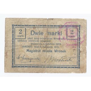 bon Wronki, 2 marki, 03.11.1920