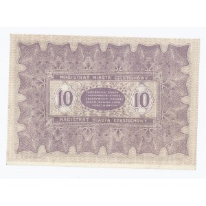 bon Częstochowa, 10 rubli, 1915, piękny