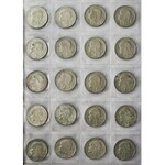II RP, zestaw 163 srebrnych monet
