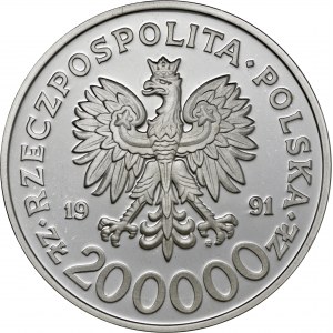 200 000 zł 1991, XVI Zimowe Igrzyska Olimpijskie Albertville 1992, Ag925