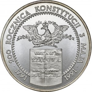 200 000 zł 1991, 200 Rocznica Konstytucji 3 Maja, Ag999