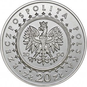 20 zł 2000, Pałac w Wilanowie, Ag925