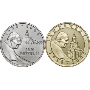 2x10 zł 2005, Jan Paweł II, Ag925