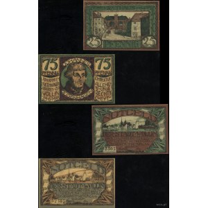 Pomorze, zestaw: 25 i 75 fenigów, lipiec 1921