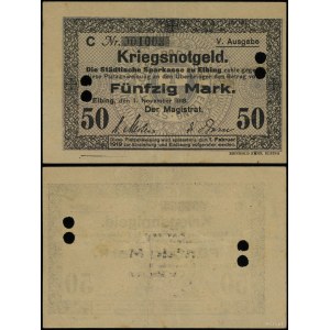 Prusy Zachodnie, 50 marek (Kriegsnotgeld), 1.11.1918
