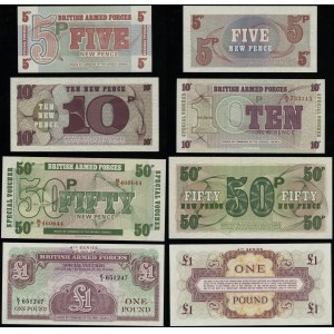 Wielka Brytania, zestaw 6 banknotów, 1948-1972