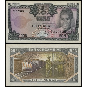 Zambia, 50 ngwee, bez daty (1973)