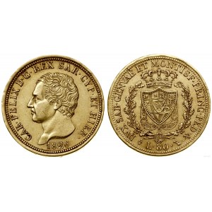 Włochy, 80 lirów, 1826, Turyn