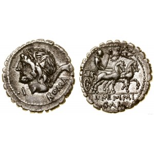 Republika Rzymska, denar serratus, 106 pne, Rzym