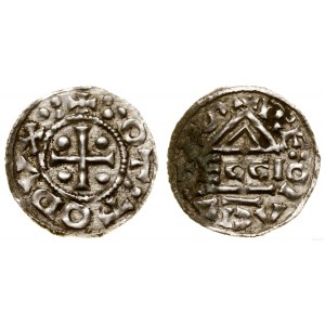 Niemcy, denar, 976-982, Ratyzbona, mincerz Ag