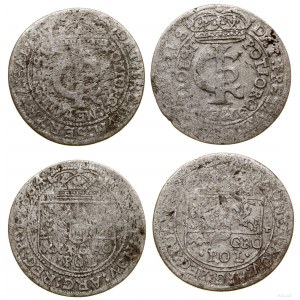 Polska, zestaw: 2 x tymf (złotówka), 2 x 1664 AT, Kraków