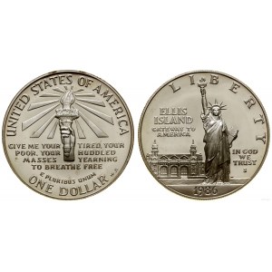 Stany Zjednoczone Ameryki (USA), dolar, 1986 S, San Francisco