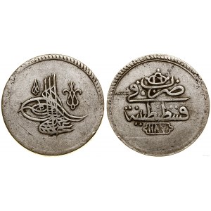 Turcja, 2 kurusz, AH 1187 (AD 1774), Konstantynopol