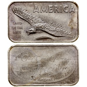 Stany Zjednoczone Ameryki (USA), sztabka 1 uncja srebra