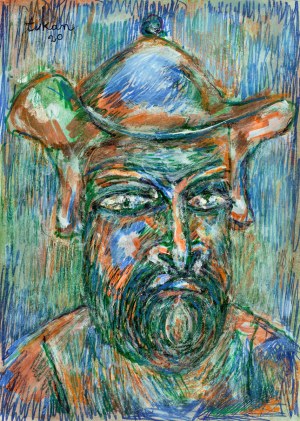 Eugeniusz TUKAN-WOLSKI (1928-2014), Portret mężczyzny z brodą