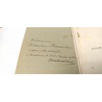 ADAM MICKIEWICZ 1-2 Józef KALLENBACH [1923] [dedykacja i autograf]