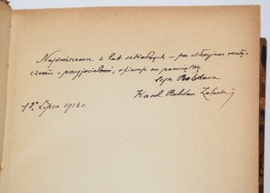[dedykacja syna] ZALESKI Józef Bohdan - Pisma... Wydanie zbiorowe przejrzane przez autora. T. 1-4. Lwów 1877....