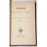 [Widmung von seinem Sohn] ZALESKI Józef Bohdan - Pisma... Von der Autorin überarbeitete Sammelausgabe. Bd. 1-4. Lwów 1877....