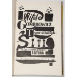 GOMBROWICZ Witold - Trans-Atlantic. Vow. Elaborate graphic design. Jan Młodożeniec. 1st national edition.