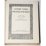[TUWIM Julian (Hrsg.)]. Cztery wieki fraszki polskiej, wyd. 1, 1937