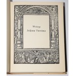 [TUWIM Julian ed.]. Four Centuries of the Polish Frith, 1st edition, 1937