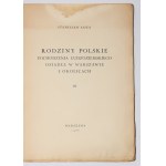 ŁOZA Stanisław - Rodziny polskie pochodzenia cudzoziemskiego osiadłe w Warszawie i okolicach. T. III.