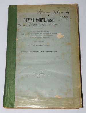 GÓRSKI Władysław Pobóg - Powiat Mohylowski w Gubernii Podolskiej...1902