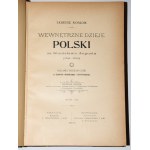 KORZON Tadeusz - Wewnętrzne dzieje Polski za Stanisława Augusta (1764-1794), 1-6 komplet [w 3 wol.]