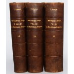 KORZON Tadeusz - Internal history of Poland under Stanislaw Augustus (1764-1794), 1-6 complete [in 3 volumes].