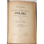 KORZON Tadeusz - Wewnętrzne dzieje Polski za Stanisława Augusta (1764-1794), 1-6 komplet [w 3 wol.]