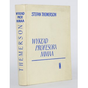 THEMERSON Stefan - Lecture by Professor Mmma, 1st edition, illustrated by F. Themerson